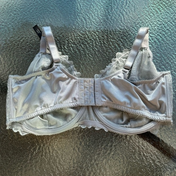 Reitmans DEESSE Blue Lace Bra 44G Unlined New Soft Girl Dreamy Ethereal Romantic - Picture 10 of 13